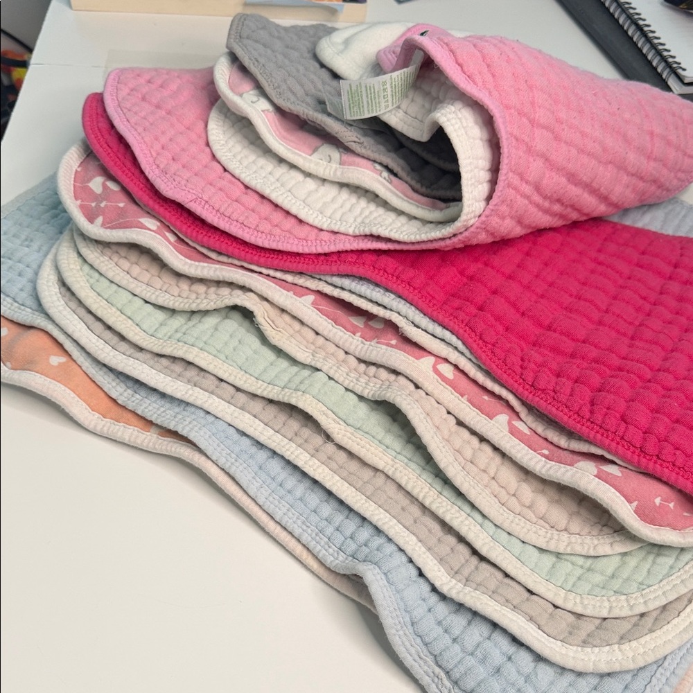 13 Variety - Baby Burp Cloths - Picture 3 of 5